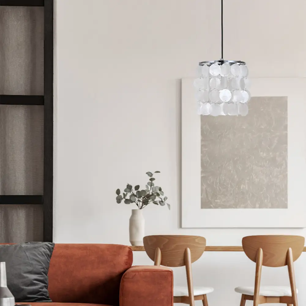 Светильник подвесной Nerita 1 лампа 3 м² цвет хром Escada STLM-2166663 - Вид №8