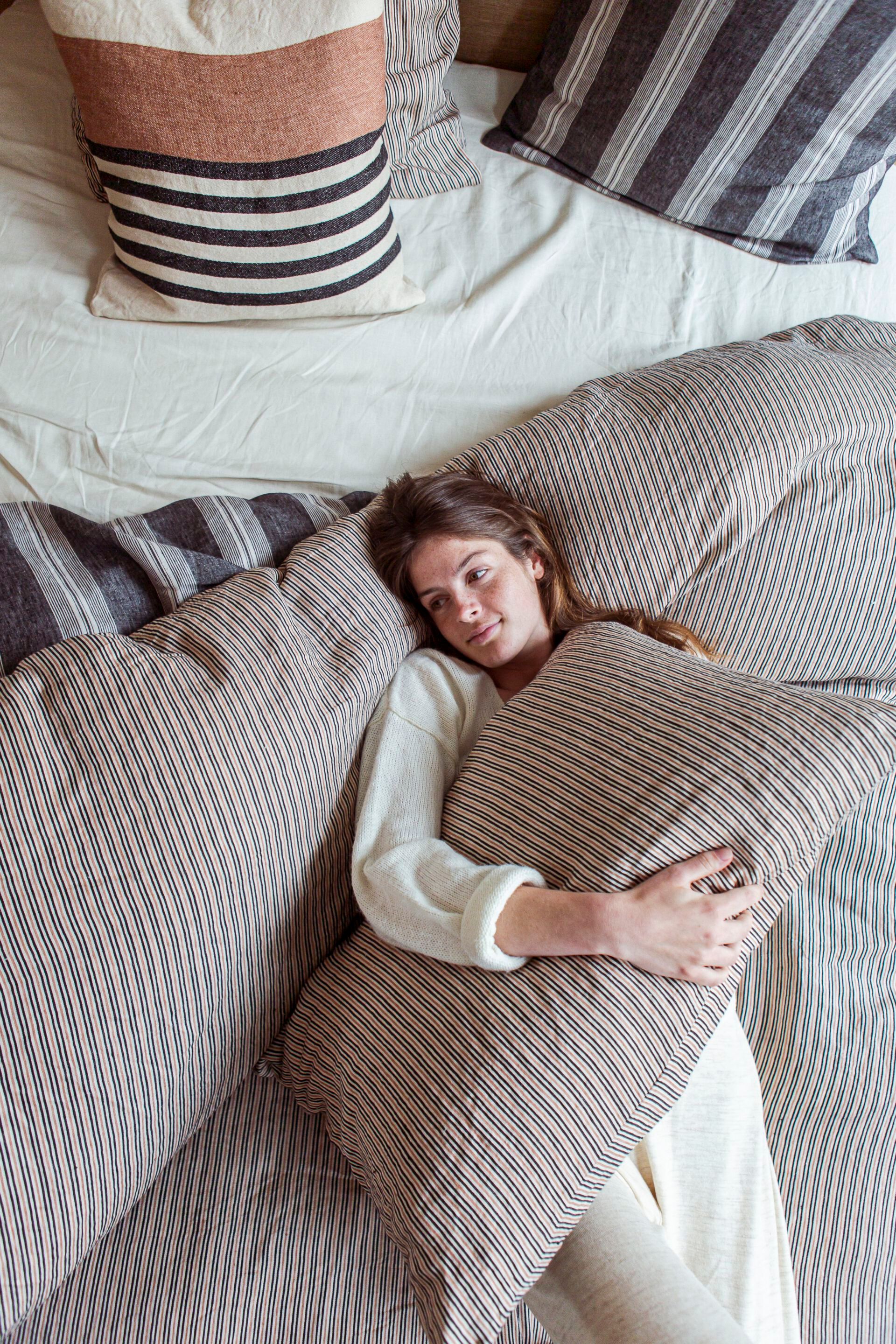 Постельное белье в полоску Libeco Home San Gabriel Stripe ARCH-00099815