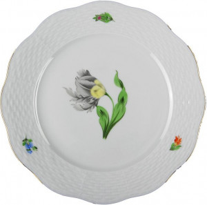 53460 Herend Тарелка обеденная 28,5см "Китти" (черная) Фарфор