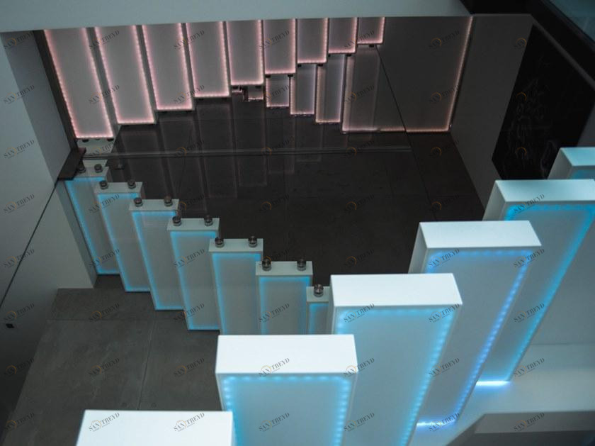 Siller Treppen Консольная лестница из Corian® sun-id-1439486