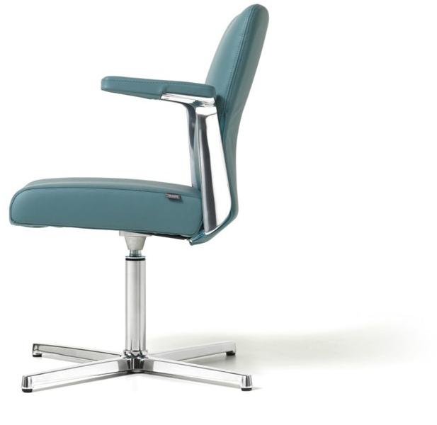 Diemme Офисное кресло в коже с 4-мя спицами и подлокотниками Halfpipe sun-id-1378093 - Вид №2