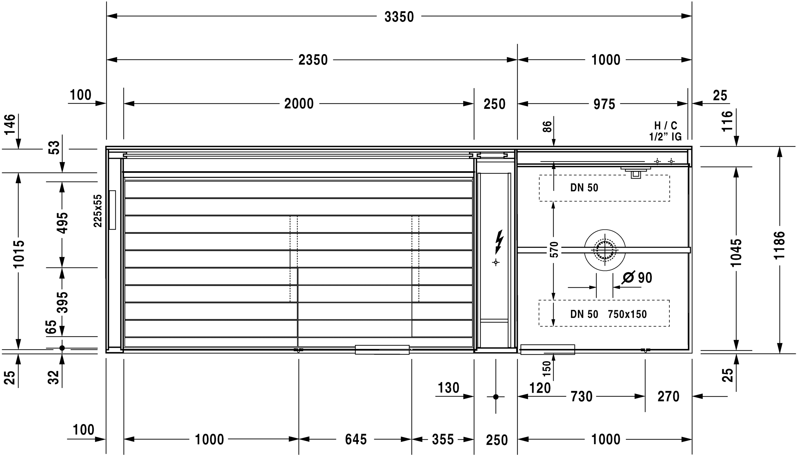 7508..002011000 Inipi Сауна Inipi Ama, отдельно стоящая Белый глянцевый декор Duravit  - Вид №1