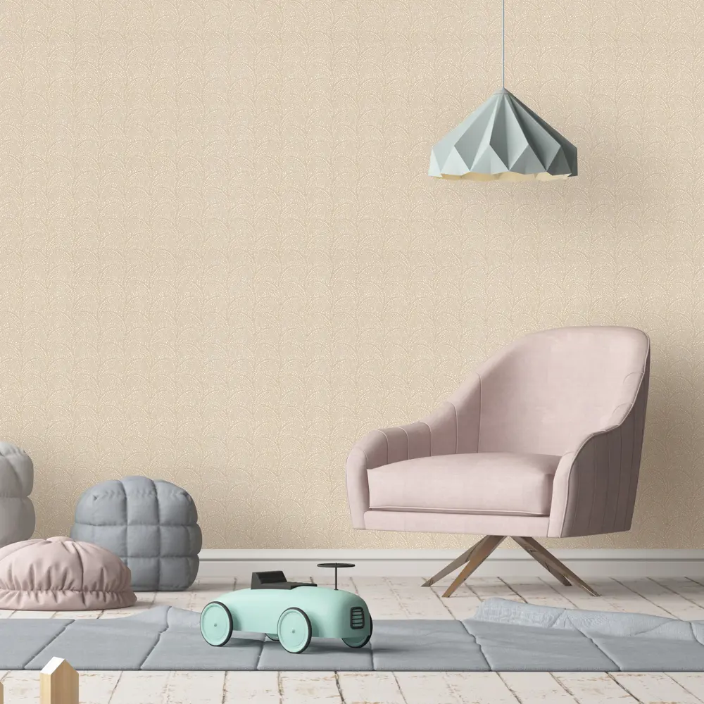 Обои флизелиновые Ateliero Kiyar бежевые 1.06 м 38332-13 STLM-2003934 - Вид №3