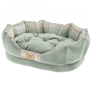 ПР0049285 Софа для животных Charles 60 зеленая, с двухсторонней подушкой FERPLAST