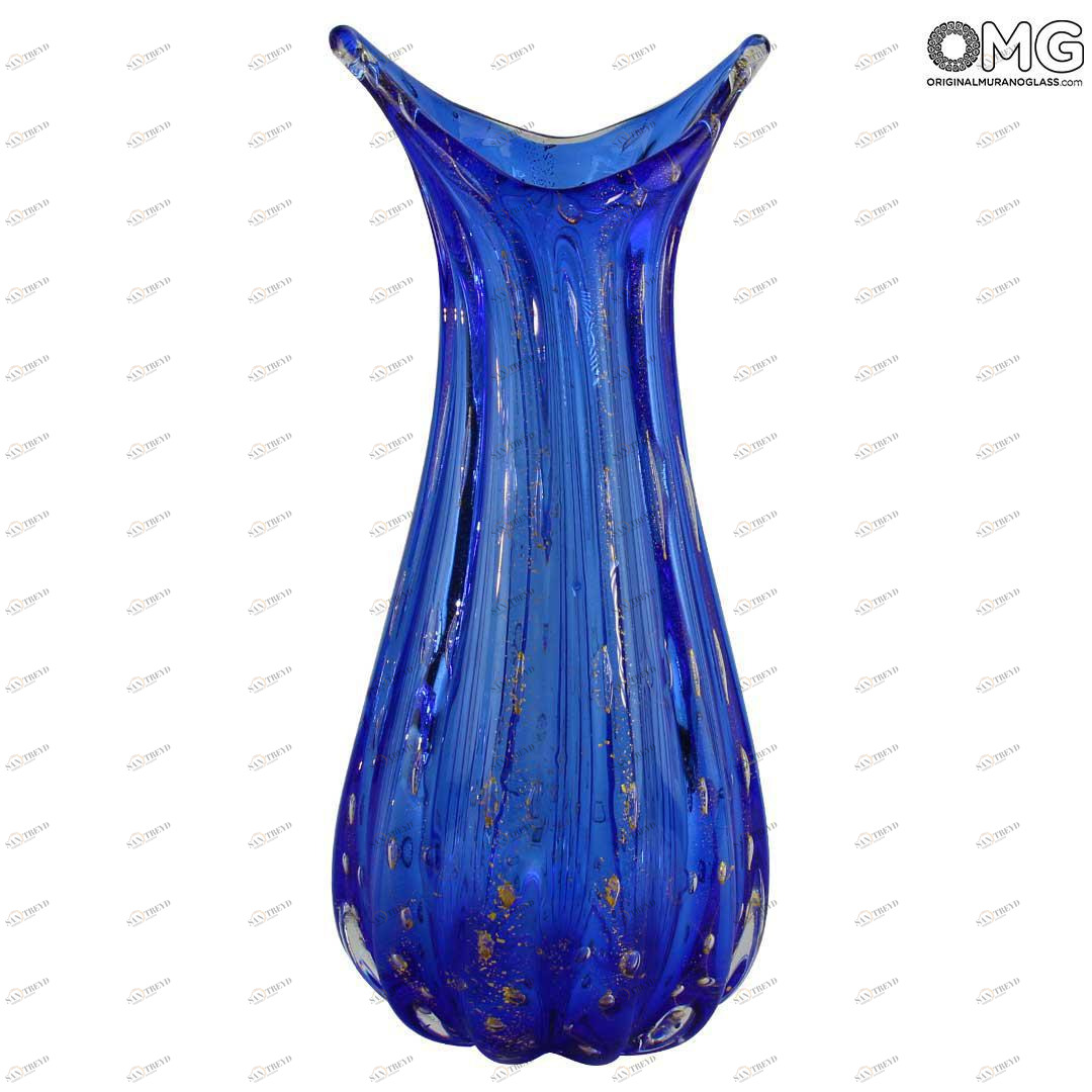 4825 ORIGINALMURANOGLASS Ваза Провенца - соммерсо - муранское стекло OMG 8 см 