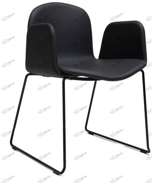 ONDARRETA Кожаное кресло с салазками и подлокотниками Bob xl sun-id-1476130