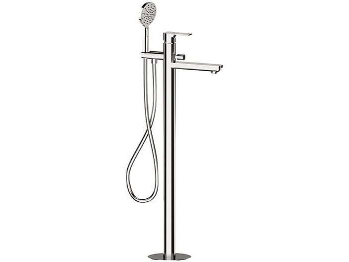 Смеситель для ванны из хромированной латуни с ручным душем Remer Rubinetterie Energy ARCH-00033348