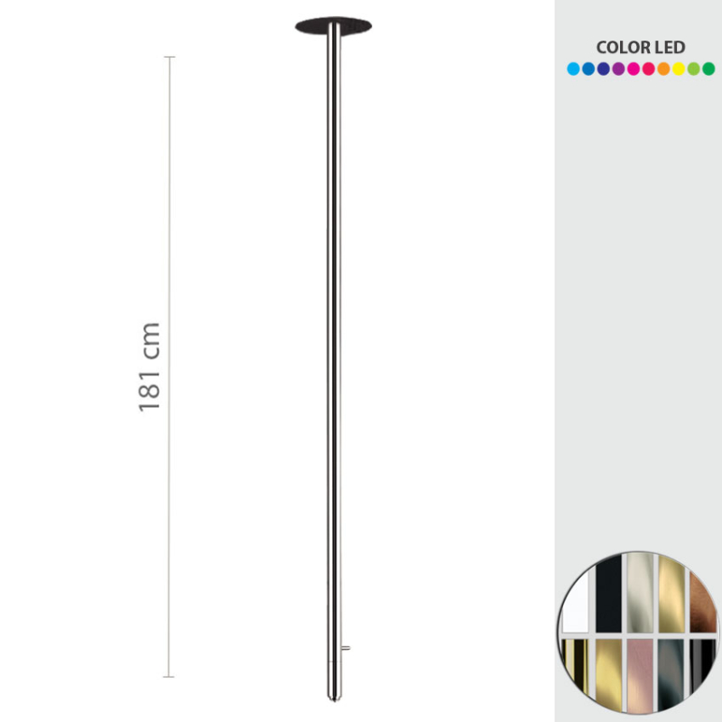 SL20703XC Смеситель для раковины DANIEL RUBINETTERIE Colonne a soffitto - Вид №5