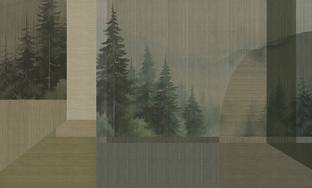 Обои с пейзажами N.O.W. Edizioni TEXTILE / SOMEWHERE ARCH-00056992 - Вид №3