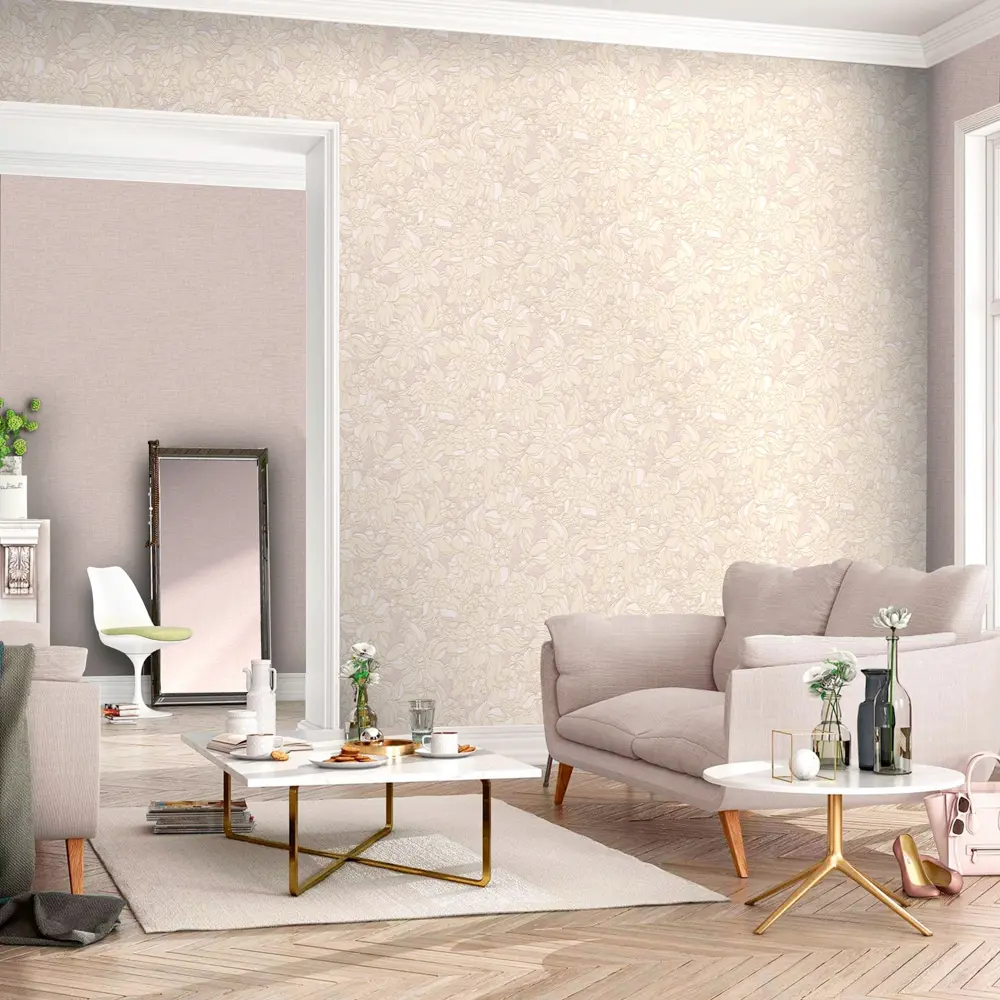 Обои флизелиновые Erismann Jacklin бежевые 1.06 м 6198-5 STLM-2099048 - Вид №2