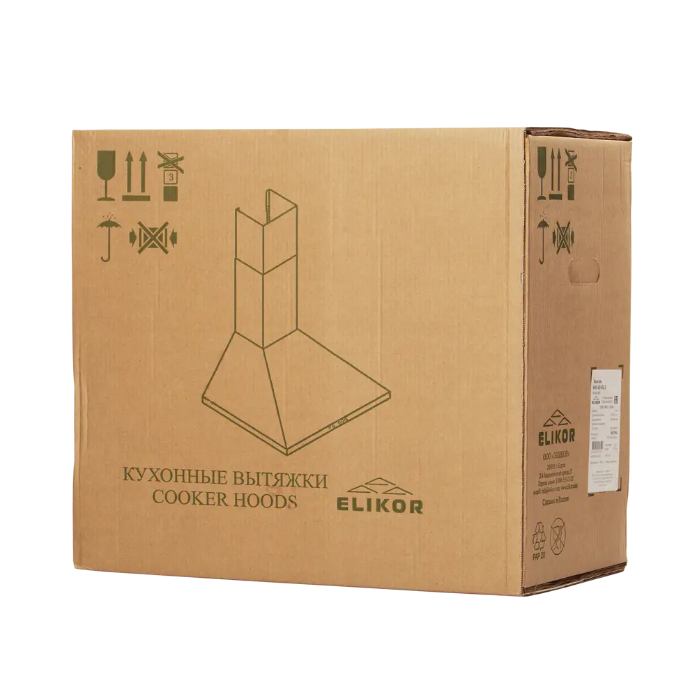 Вытяжка ELIKOR Эпсилон 60 см, цвет белый/серебро STLM-2191494 - Вид №8