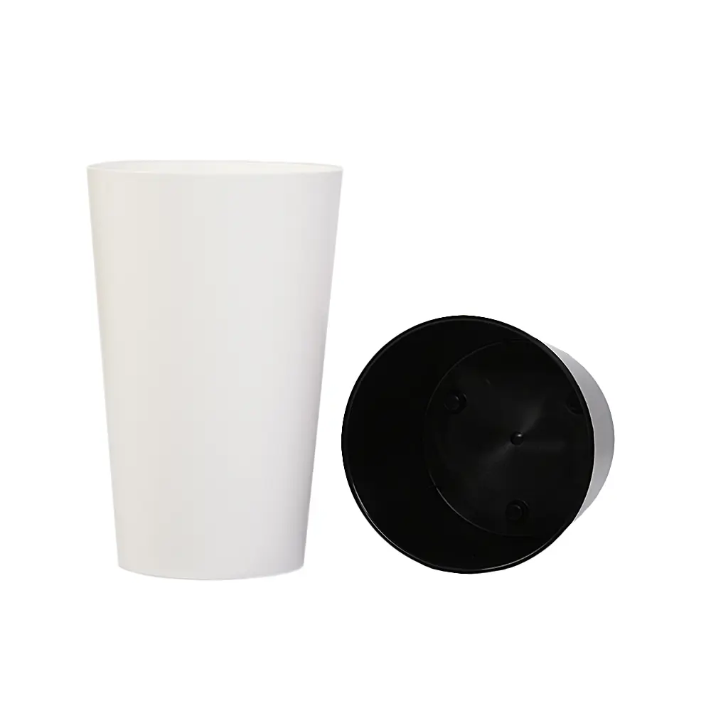 Кашпо Аттика Santreyd ø30×48 см белое пластиковое 89350553 STLM-1409159 - Вид №1