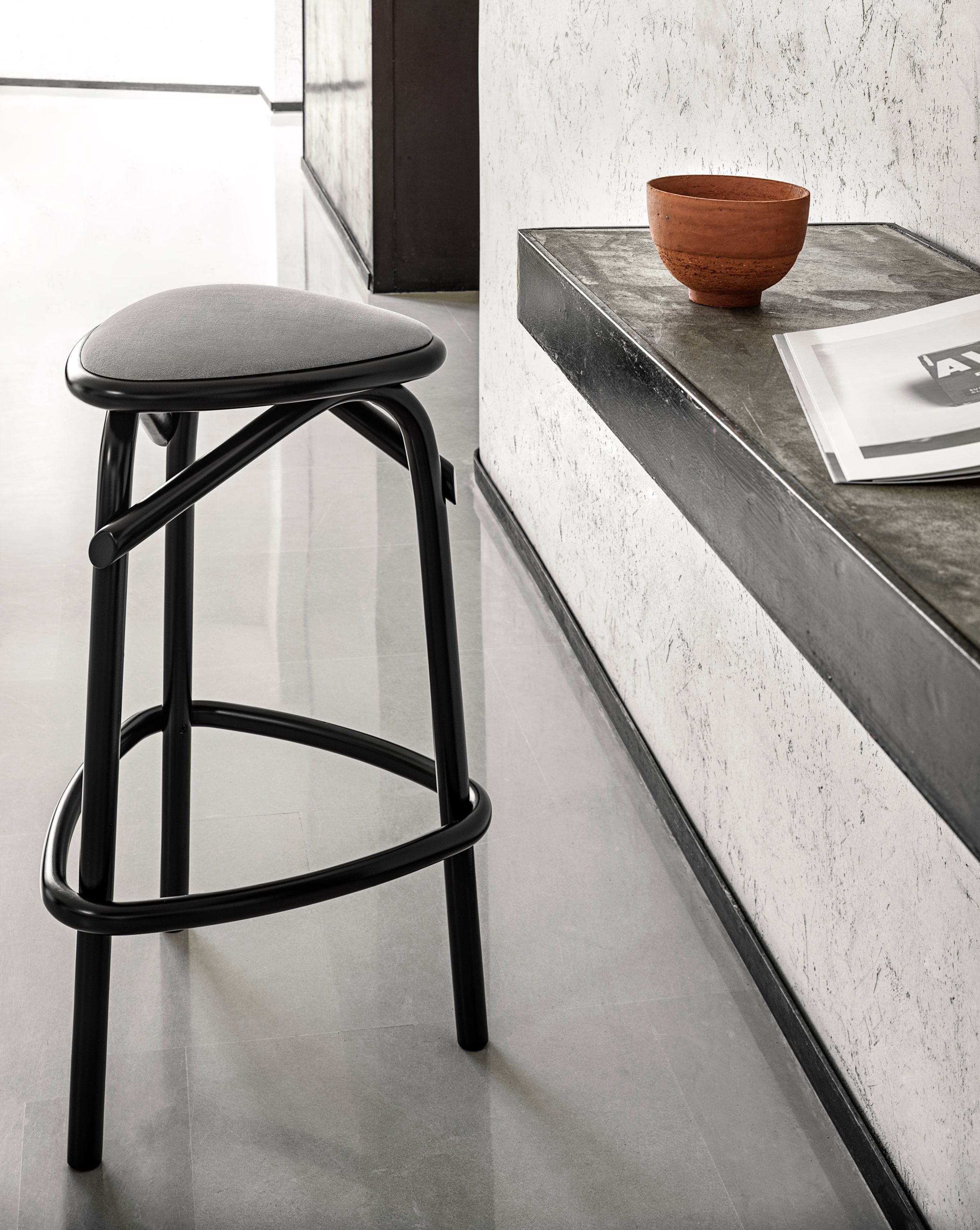 Высокий деревянный барный стул Wiener GTV Design TRIO ARCH-00072792 - Вид №2