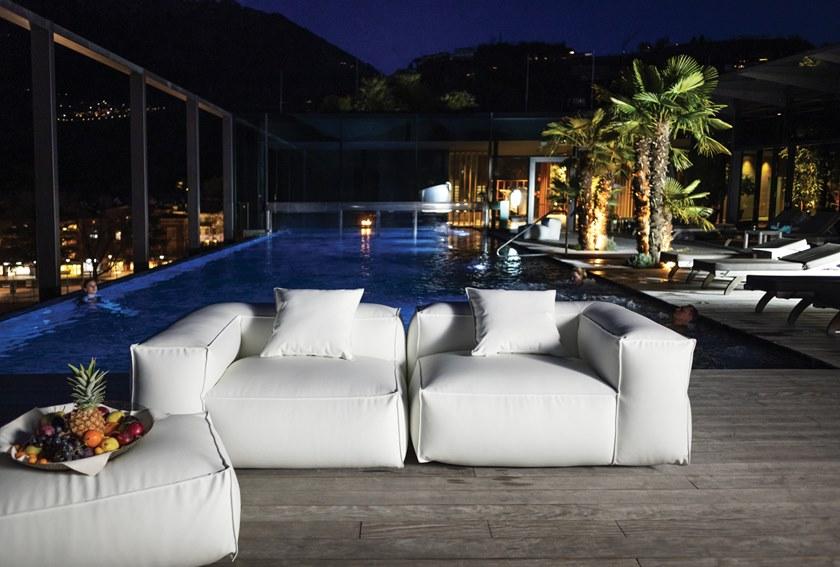 GART Угловое садовое кресло из ткани Mediterraneo sun-id-1379021 - Вид №3