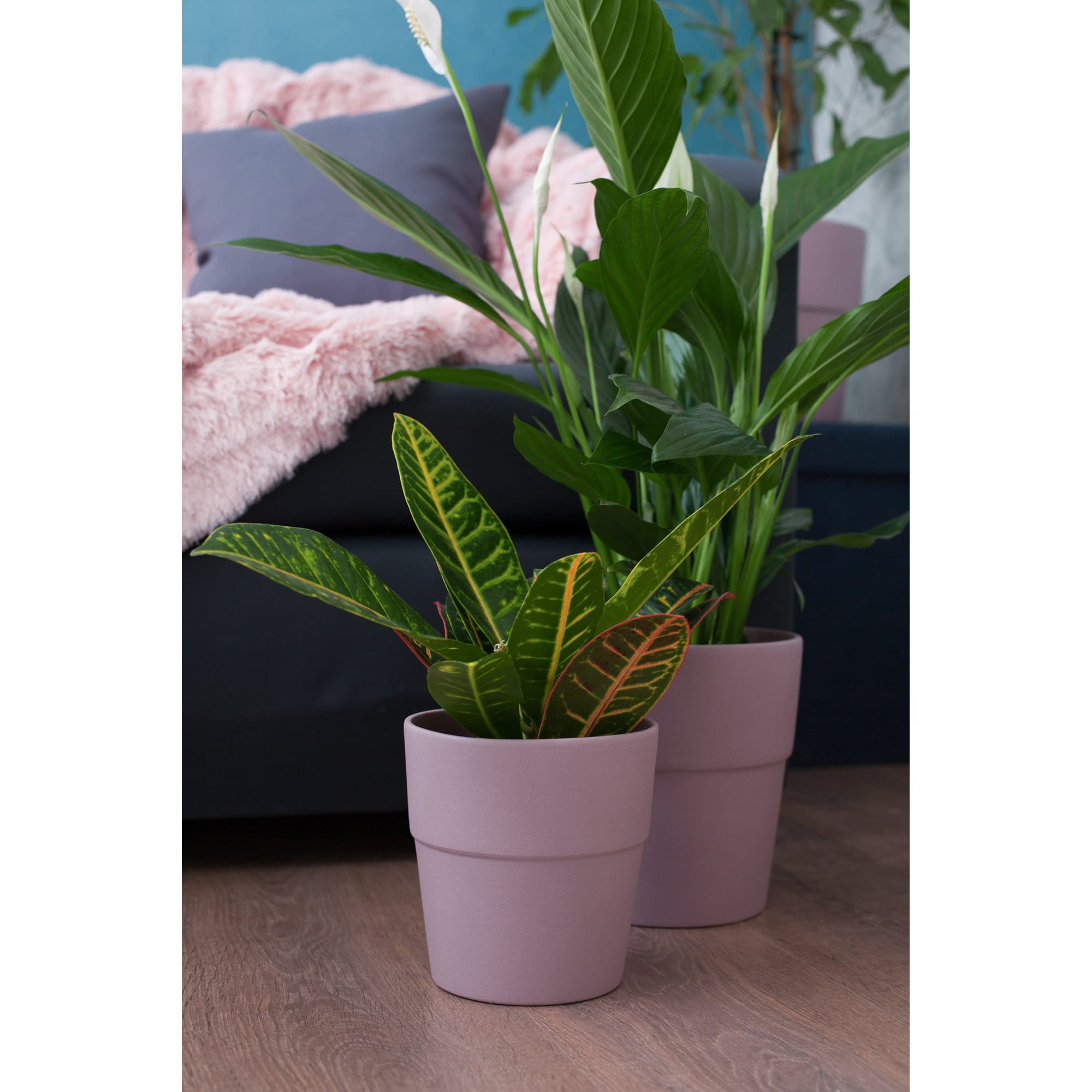 18876107 Кашпо Элбербери ø15 h16 см v1.7 л керамика пудровый Santreyd  - Вид №2