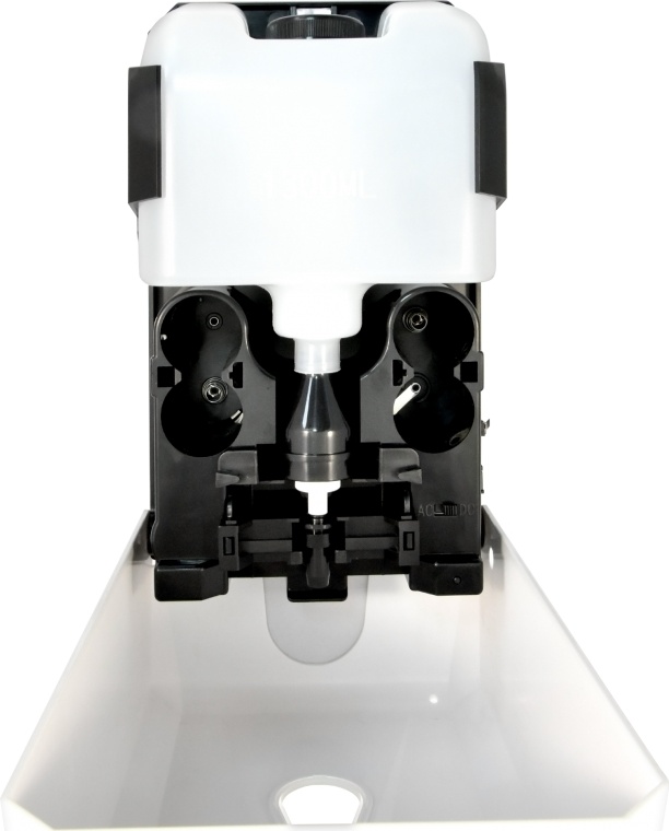 1402.184 Автоматический дозатор для жидких растворов 1300мл белый пластиковый 8186 PUFF  - Вид №5