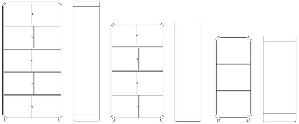 Artisan Книжный шкаф из массива дерева Eny Shen1xxyy  - Вид №2