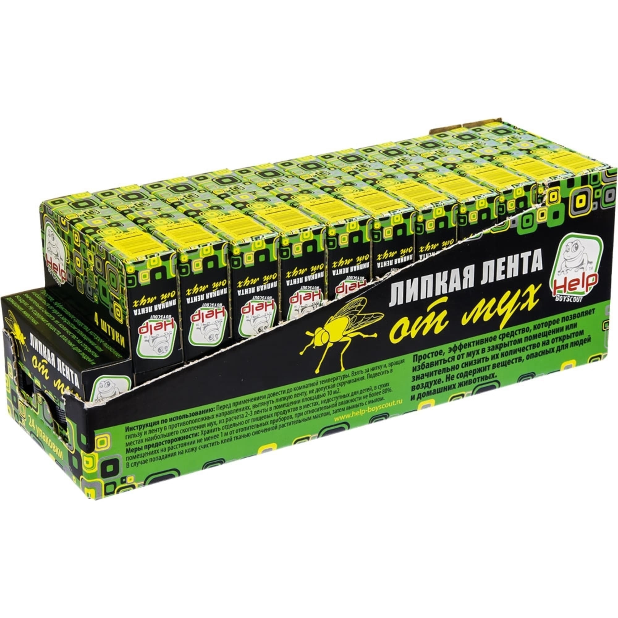 82735658 Липкая лента Help от мух 4 шт Santreyd  - Вид №2