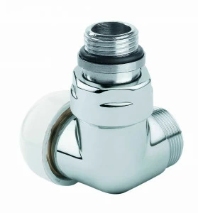 Carlo Poletti V75110LDX Держатель коаксиальный, правый или левый с соединением под стальную трубу.