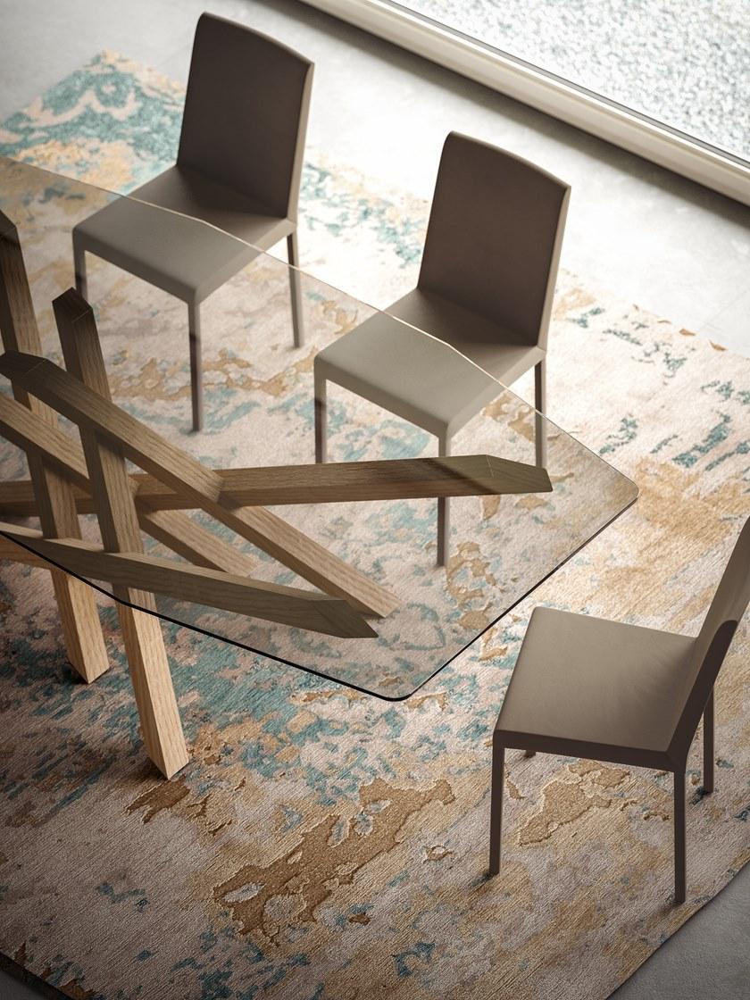 Natisa Стол из дерева и стекла sun-id-1445593 - Вид №1