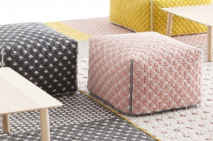 006621 Пуф маленький Rose GAN Silai