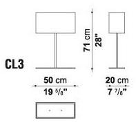 Maxalto Настольная лампа с тканевым абажуром Leukon sun-id-1378535 - Вид №1