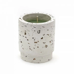 Свеча в подсвечнике из бетона 10,5х9 см серая Green Possessed Desert SELETTI  00-3883349 Серый