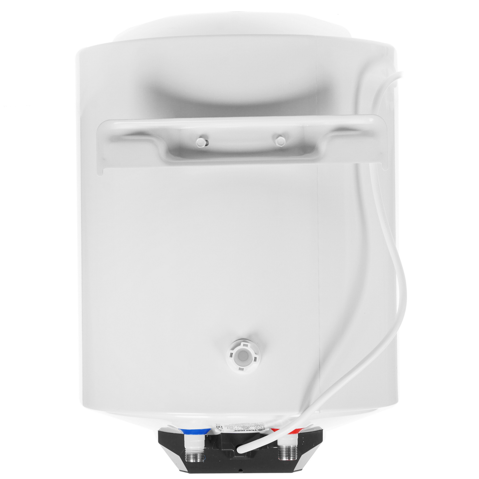 1134748 Водонагреватель Thermex PRAKTIK 30 V Slim [накопительный, 30 л, нержавеющая сталь, нижняя, круглая, уст-ка: вертикальная, белый] STDN-0070237 - Вид №5