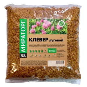 Семена сидератов Мираторг Клевер луговой красный 0.3 кг
