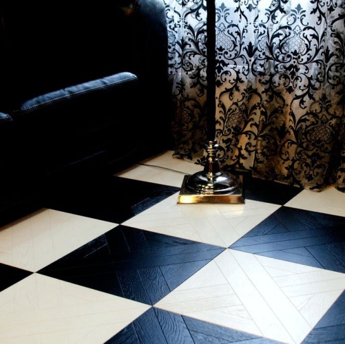 Модульный паркет Marco Ferutti Linea Linea Арктик Дуб с брашью (Текстурированная) 405х405 мм 2600600024 - Вид №1