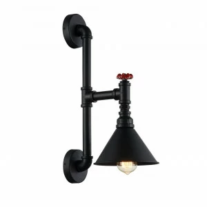 Бра Favourite Rubinetto 1907-1W FAVOURITE ПОД СТАРИНУ, ФОНАРЬ 079144 Черный