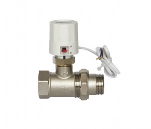 602120747  2-ходовой 1-дюймовый приводной клапан - с выпускным патрубком