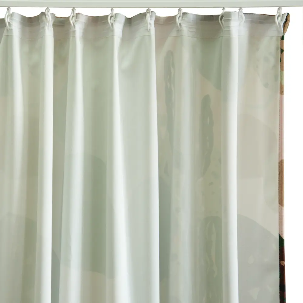 SEASONS Штора на ленте «Кактус» 140×260 см в бежево-зеленых тонах 88948020 STLM-1046245 - Вид №3