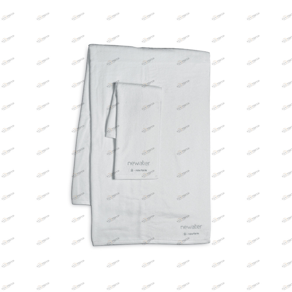 Набор, состоящий из № 2 белых полотенца  NEWFORM Италия 66911.85.013