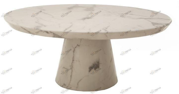 Pols Potten Круглый журнальный столик из мдф для гостиной  530-010-002 