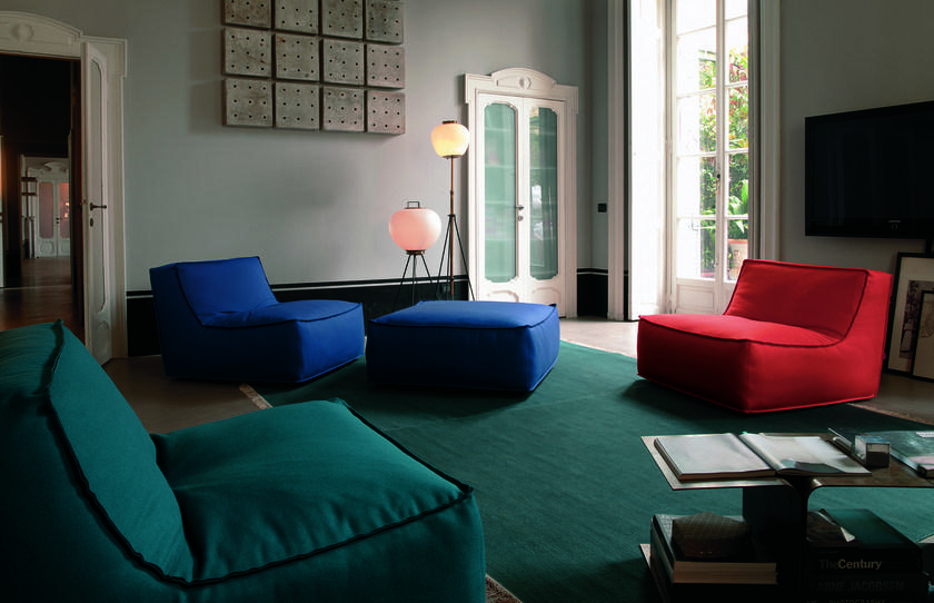 Verzelloni Съемный тканевый пуф Noe sun-id-1376242 - Вид №1