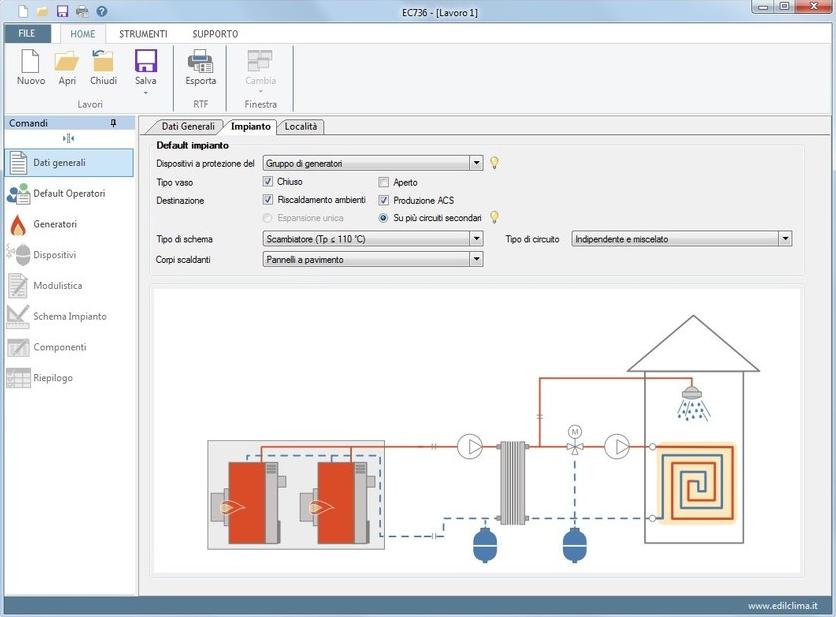 EDILCLIMA Расчет трубопроводов и водопровода sun-id-1377522 - Вид №1