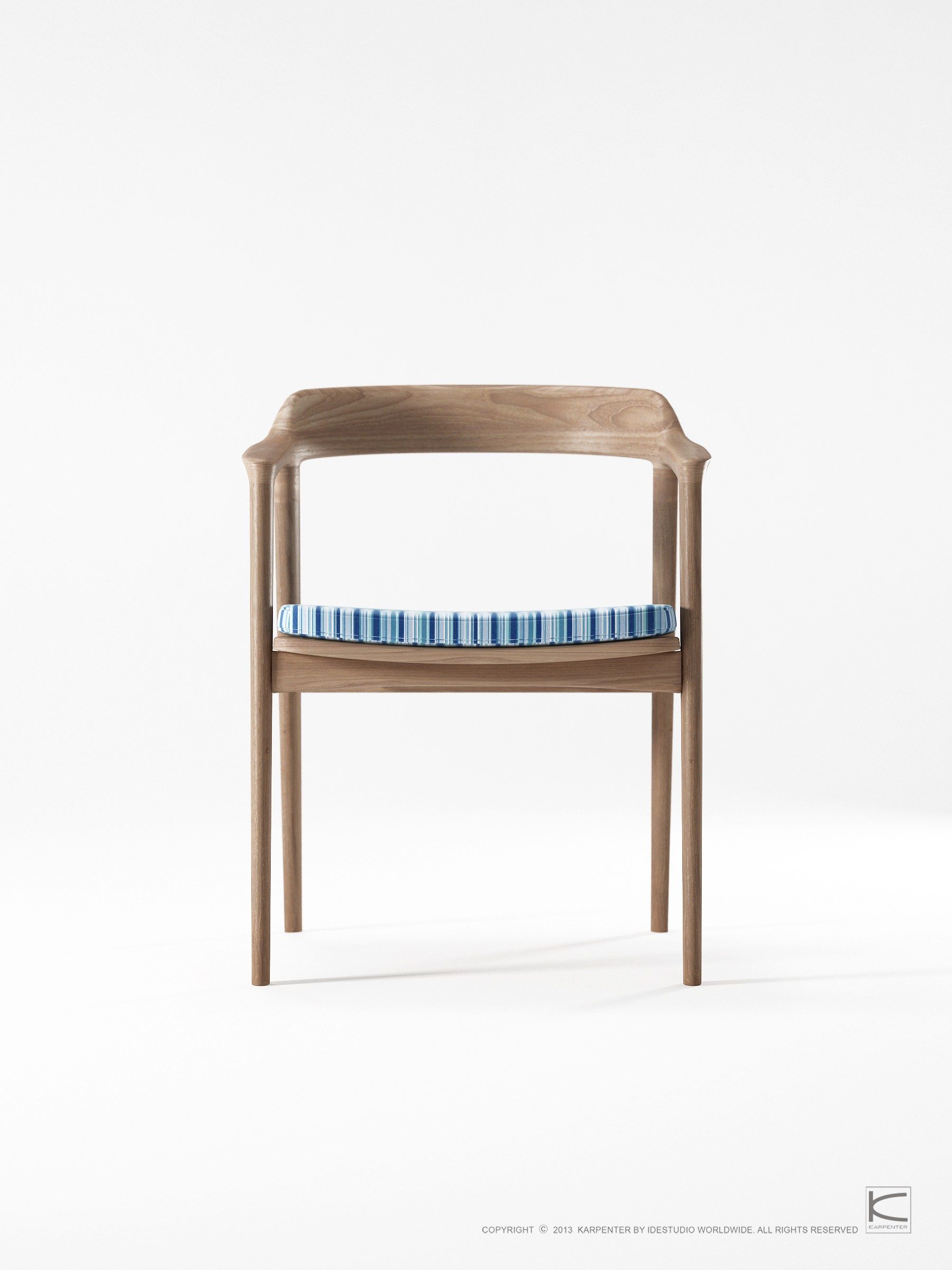 Стул из тикового дерева с подлокотниками KARPENTER Grasshopper Outdoor ARCH-00022537 - Вид №24