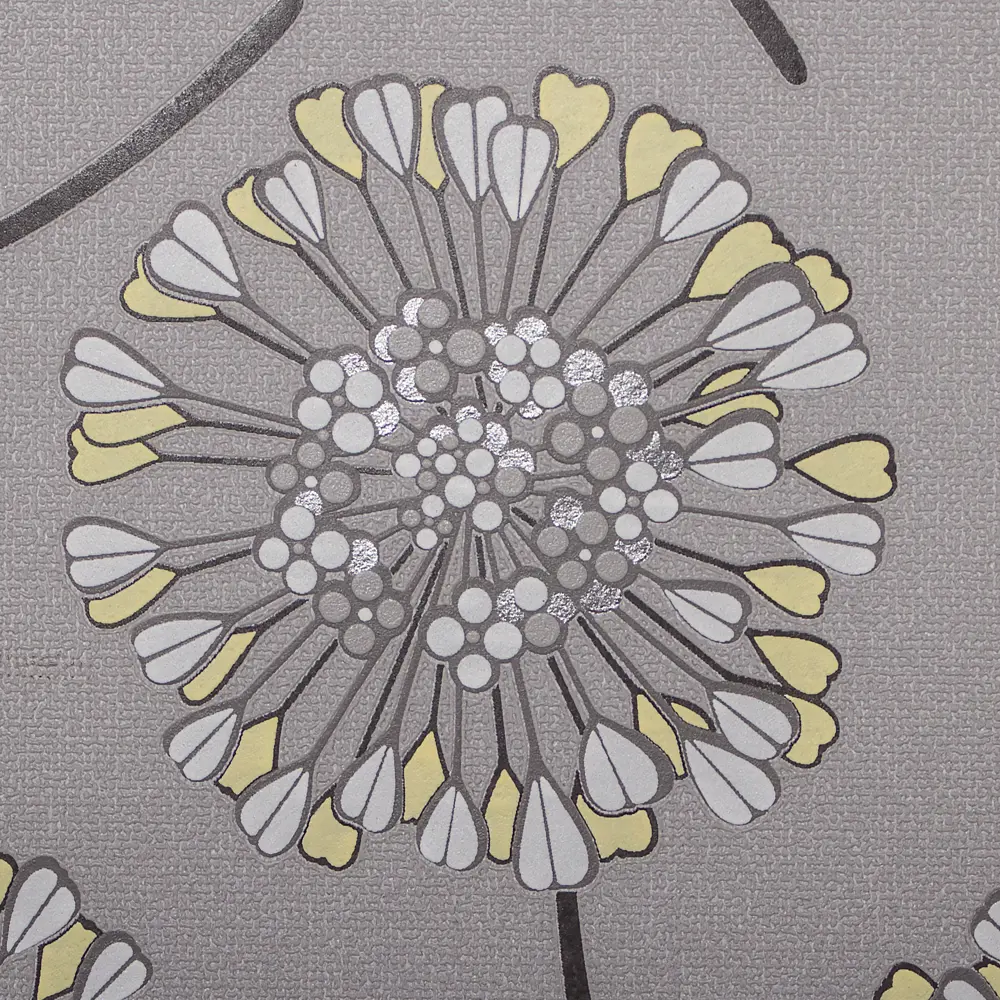 Обои флизелиновые Belvinil Ветерок серые 1.06 м 0285-21 STLM-2103327 - Вид №1