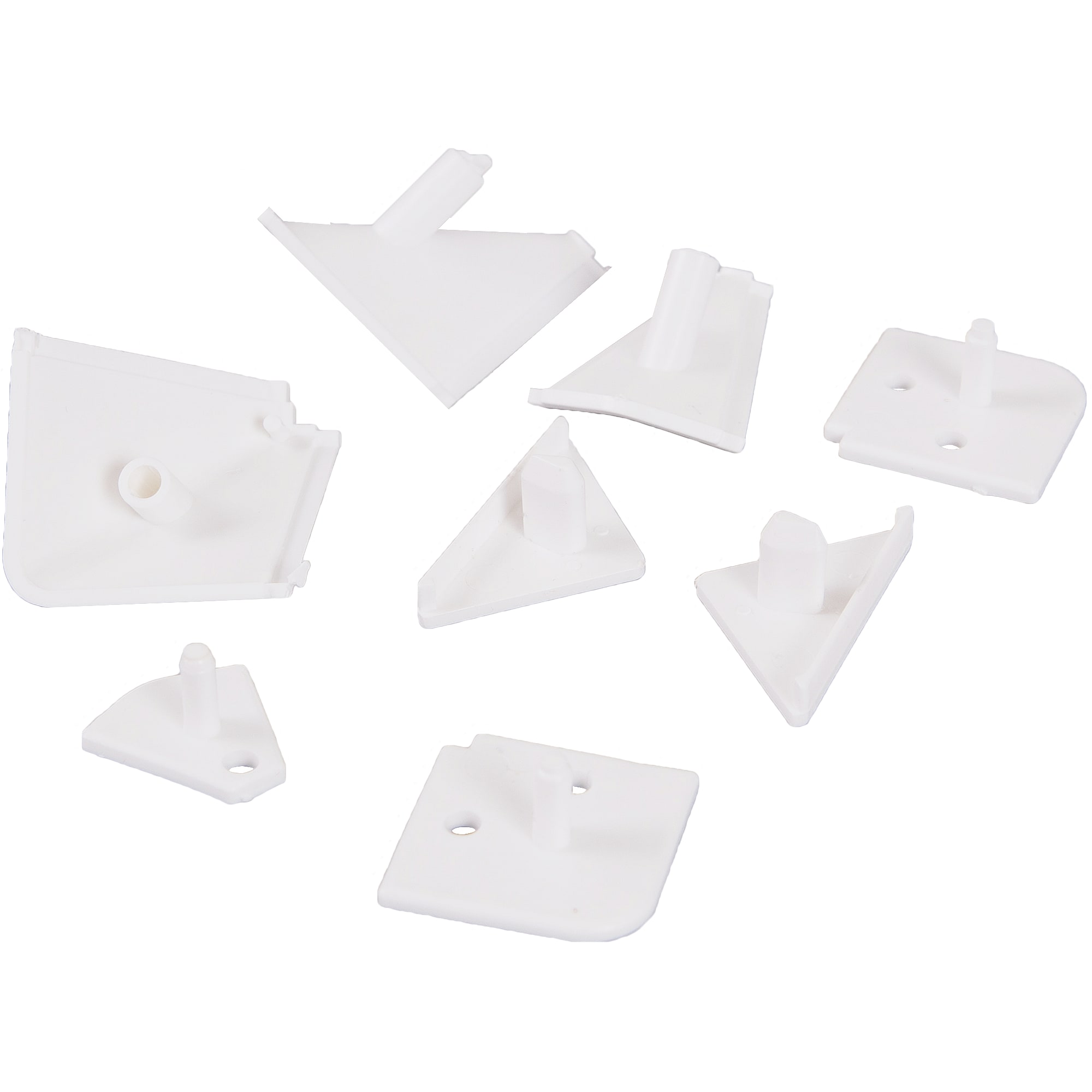 17871507 Заглушки к плинтусу цвет белый, 6 шт Santreyd 