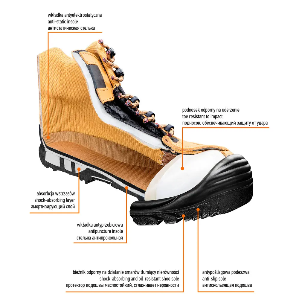 Ботинки рабочие Neo S3 SRC, нубук, размер 44 NEO TOOLS STLM-2149829 - Вид №2