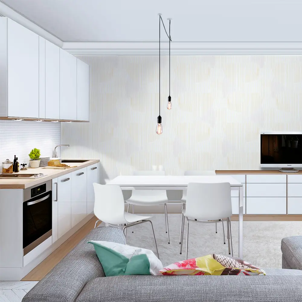 Обои флизелиновые Erismann Contour белые 1.06 м ЭР60344-01 Conture STLM-2025227 - Вид №2