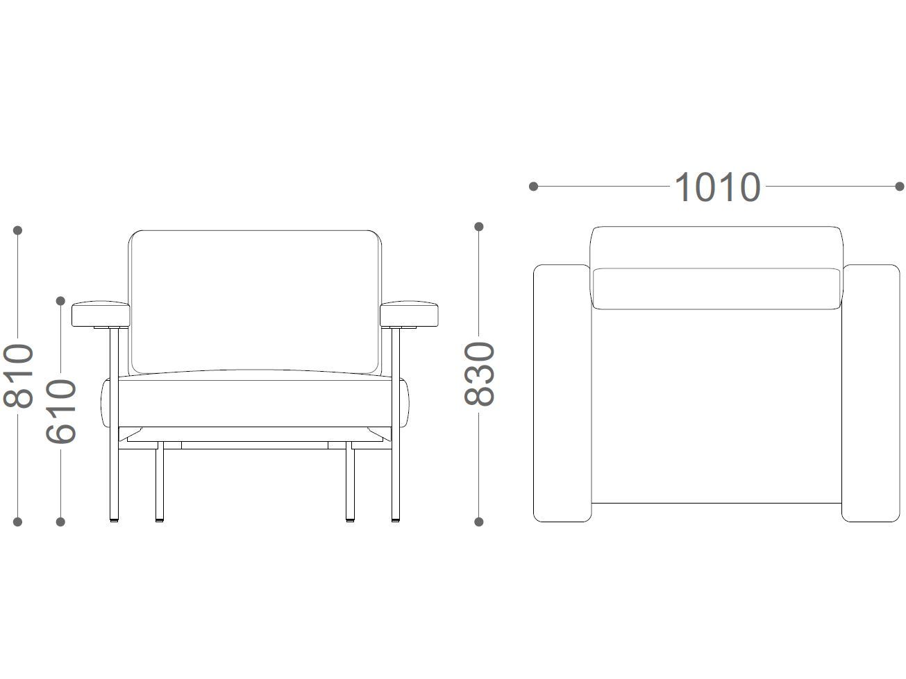Кресло для контракта VAGHI Tilos ARCH-00043820 - Вид №4