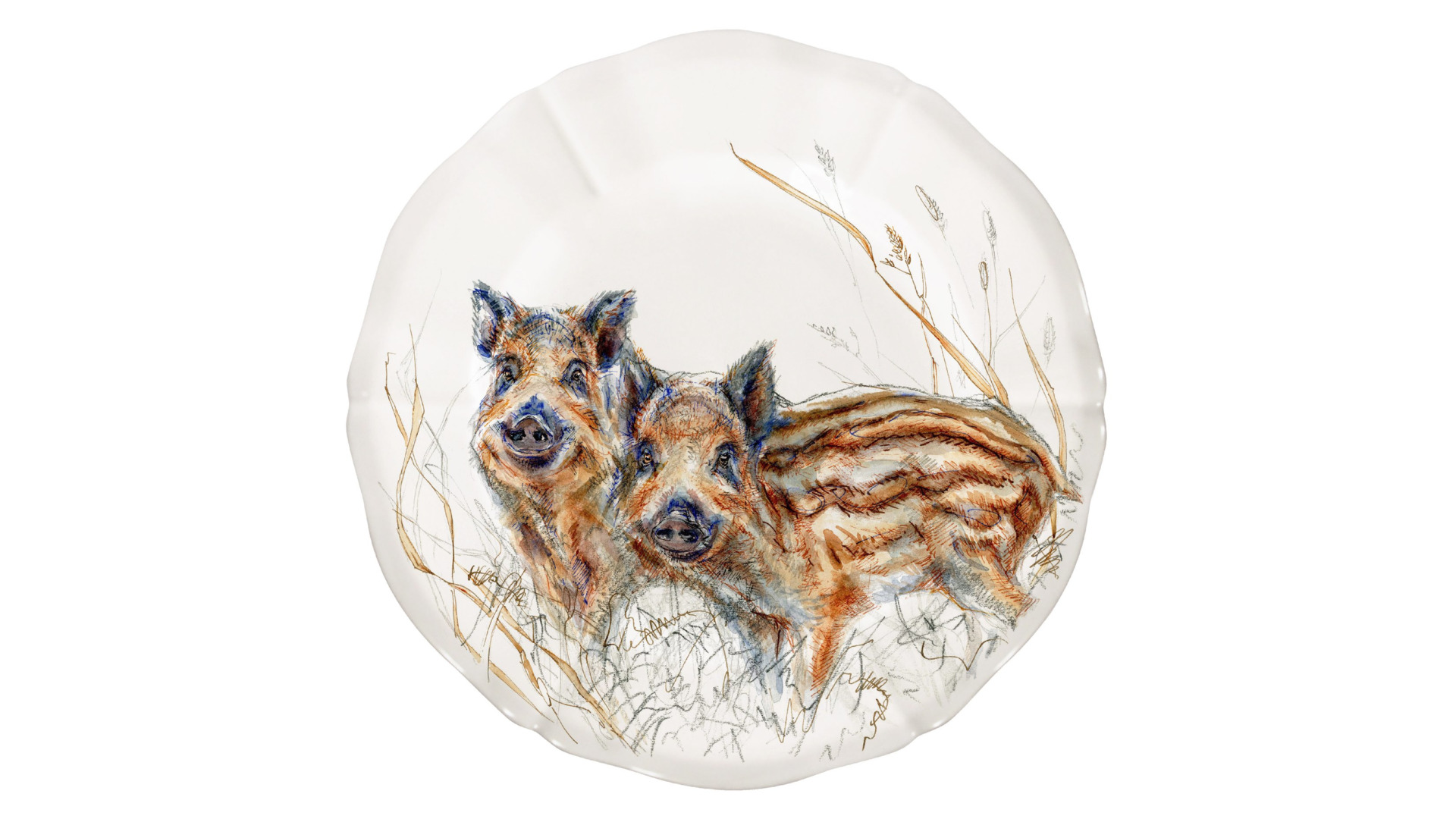 10644792 Gien Набор тарелок пирожковых Gien Солонь 16,5см, фаянс, 4шт Фаянс  - Вид №3