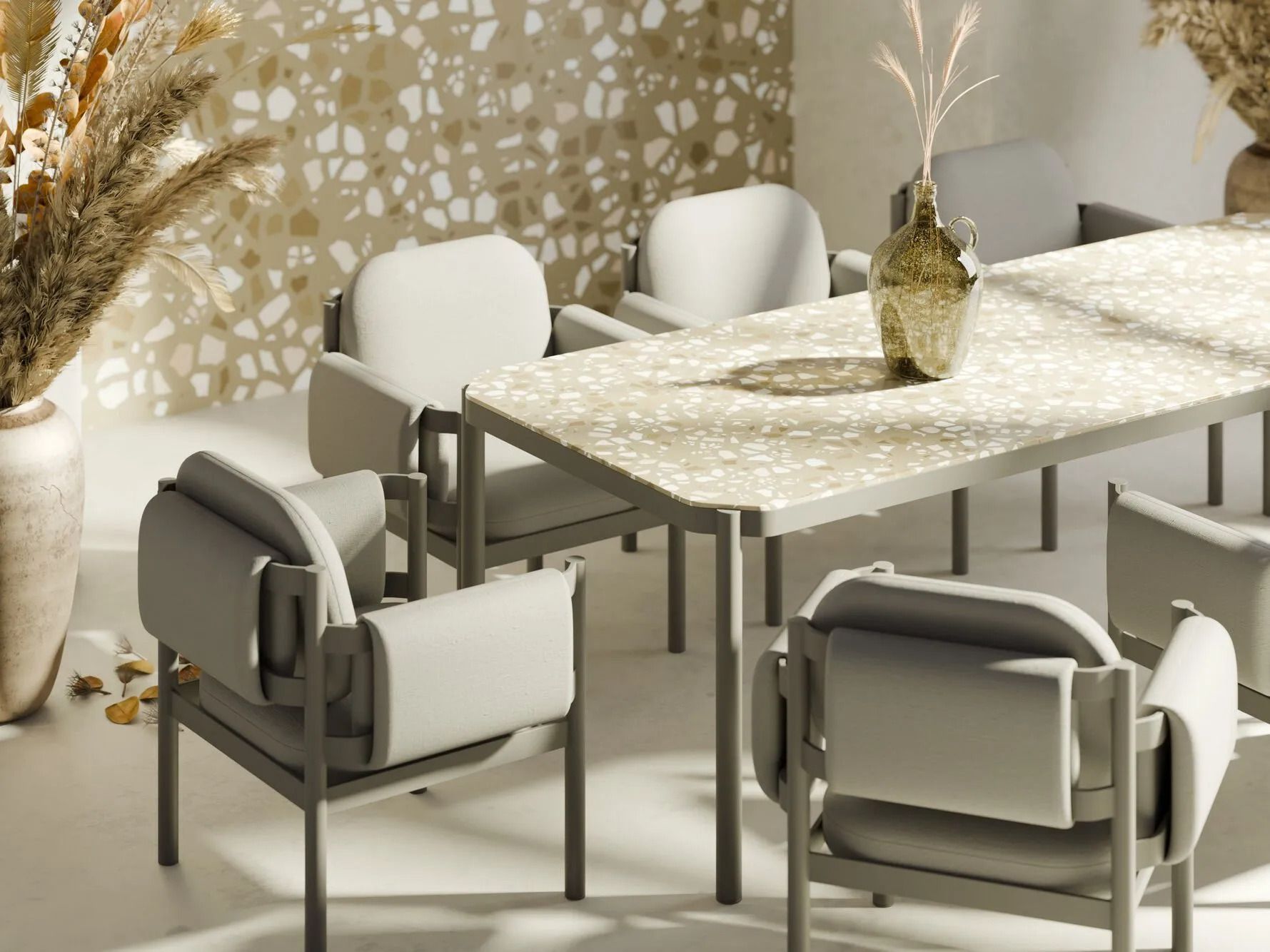 Алюминиевый прямоугольный садовый стол Joyf Tropic ARCH-00096611 - Вид №3