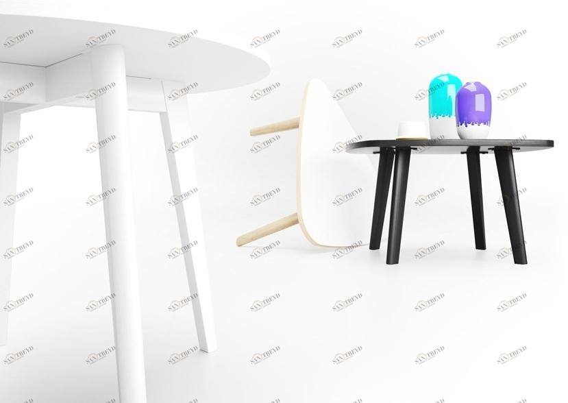 FURNIKO Журнальный столик из дерева Tundra sun-id-1366138