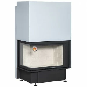 Каминная топка Экокамин Дельта 800L угловая левая