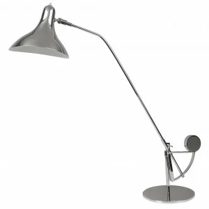 Настольная лампа Lightstar Manti 764904 LIGHTSTAR КЛАССИЧЕСКИЕ 079556 Серый;хром