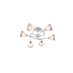 Люстра потолочная «Costa» 24000-6 6 ламп 18 м² цвет серебристый