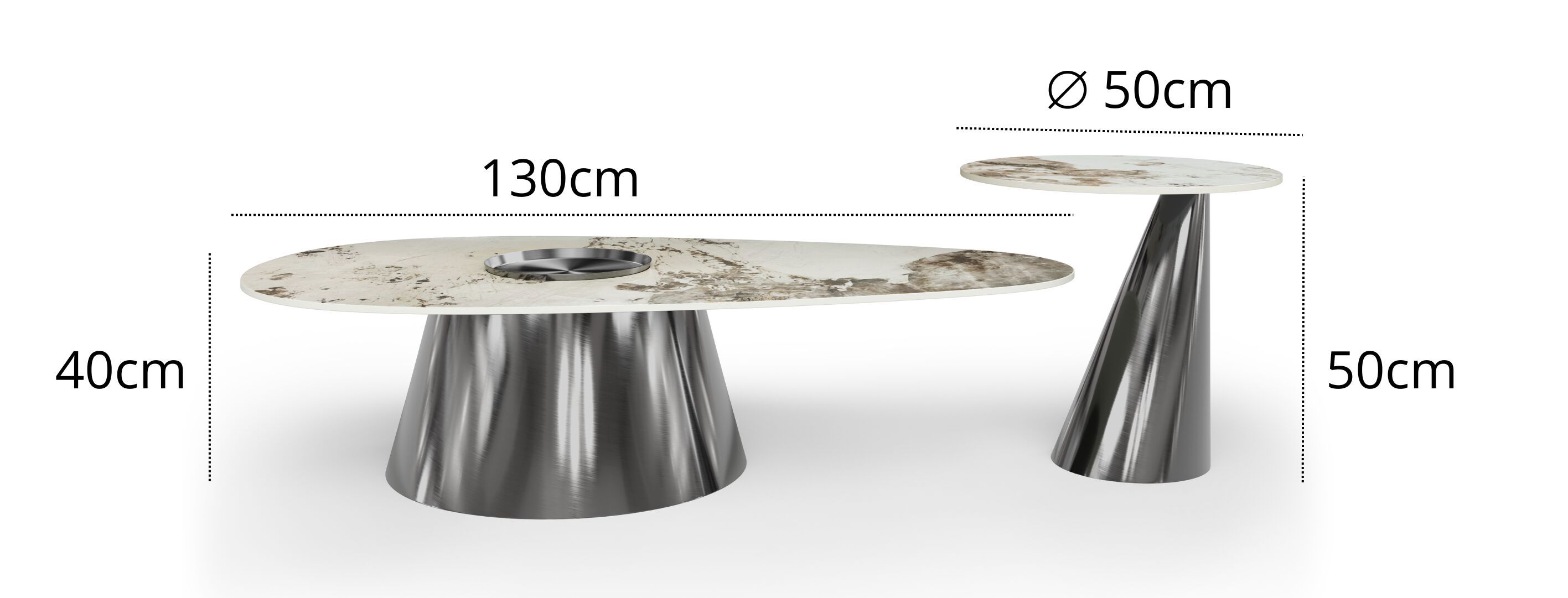 Журнальный столик из спеченного камня GIULIA GRILLO L'AFFACCIO ARCH-00036899 - Вид №7